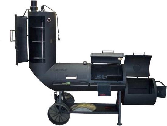 18 inch Oklahoma Country smoker chuck wagon Kusa6 van El Fuego