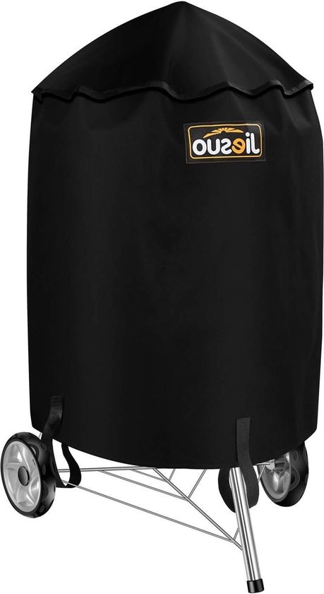 57CM Heavy Duty Waterdichte BBQ Cover voor Weber Houtskool Waterkoker - Weerbestendige Barbecue Grill Hoes met elastische band.