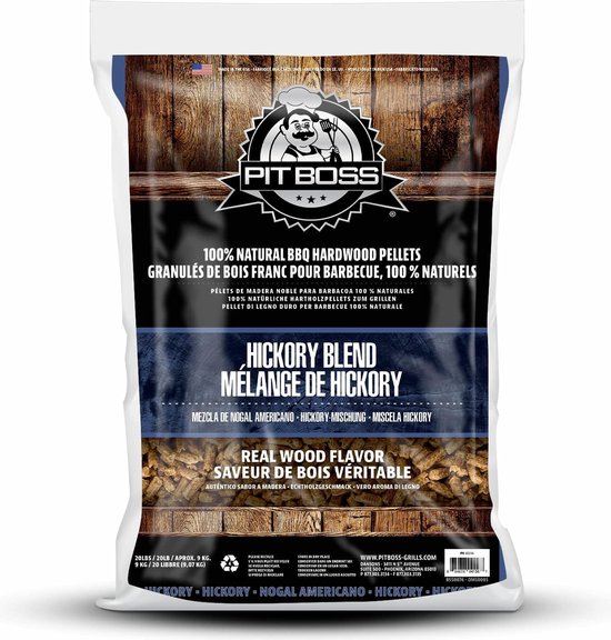 9 KG Hickory blend pellets van Weber