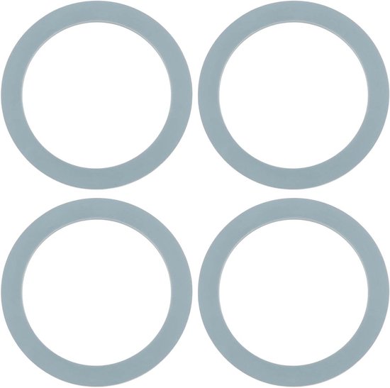 Allecto- Blender O-Ring Pakking - Vervanging - Rubber - Osterizer - Oster - Seal - Vervanging - Rubber - Seal - 6.6x5x0.2cm - Geschikt voor Blender 4 STKS - Zwart van Allecto