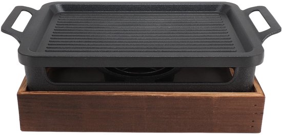 Allecto - Draagbare Tafelbarbecue - Multifunctioneel - Compact formaat - Koken binnen en buiten - Perfect voor picknicken en kamperen - Ideaal voor... van Merkloos