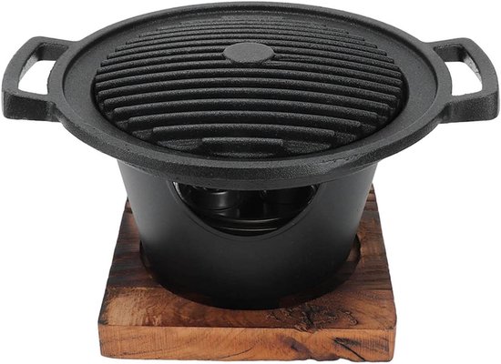 Allecto Plus - Rookvrije BBQ Grill voor Binnen en Buiten - enkelvoudige persoon Grill voor Thuis en Outdoor Gebruik