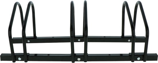 Alora Fietsenrek voor 3 Fietsen zwart- met muurbevestiging - fietsen rek van Nedco