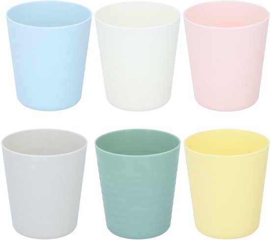 Alpina - Gekleurde Bekerset - Kinderbeker - 6 stuks - 230ml van Alpina