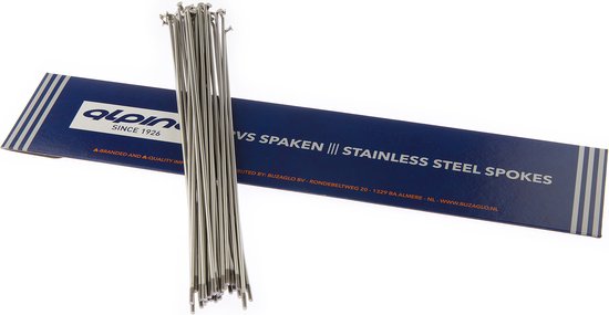 Alpina Spaken 14G (2,00mm) 182mm RVS (P36) van Alpina