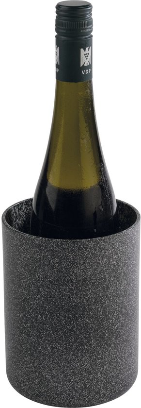 APS verbandpot/flessenkoeler, hoogte 150 mm, ø 115 mm zwart/zilver van APS