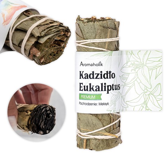 Aromaholik - Eucalyptus Natuurlijke Kadzidło - Stress Vermindering - Aromatherapie - 10 cm