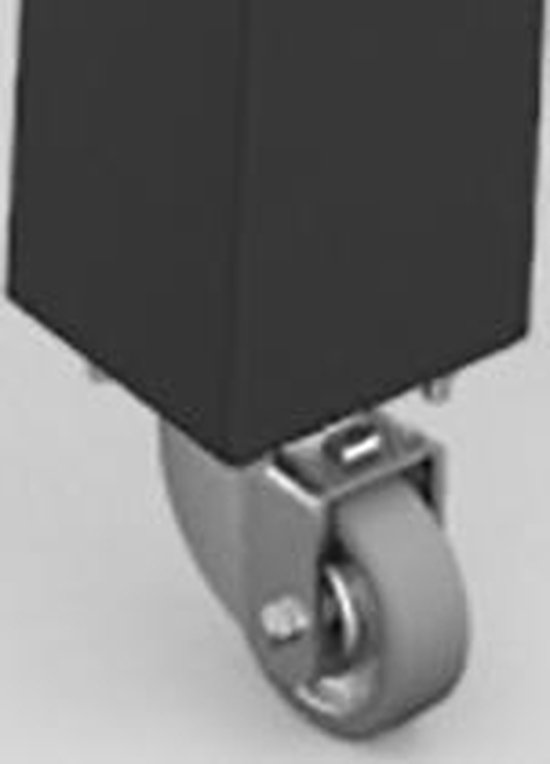 Artola - Wielen voor Onderstel Set van 4 Stuks - Roestvast Staal - Zilver van Artola