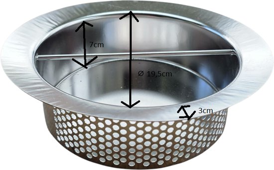 Asbak kamado large/ extra large van Yakiniku