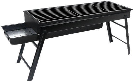 ATXANC BBQ Grill - Tafel Barbecue - Houtskoolbarbecues - Mini Houtskool Smoker - Opvouwbare inkapbare ruime tafel BBQ voor camping reizen vakantie compact van Merkloos