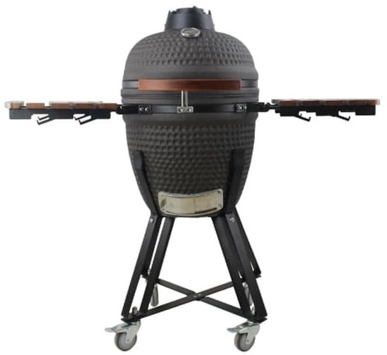 Auplex Kamado BBQ Medium 18 inch Black edition van Auplex