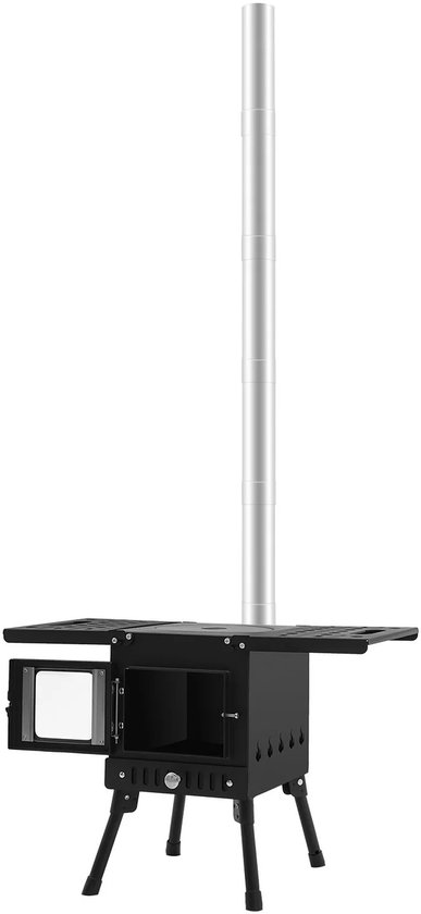 AYDN - Opvouwbare barbecue - Compacte BBQ en campingkachel - 22 × 22 × 32 cm - Camping barbecue - BBQ - Outdoor houtkachel -