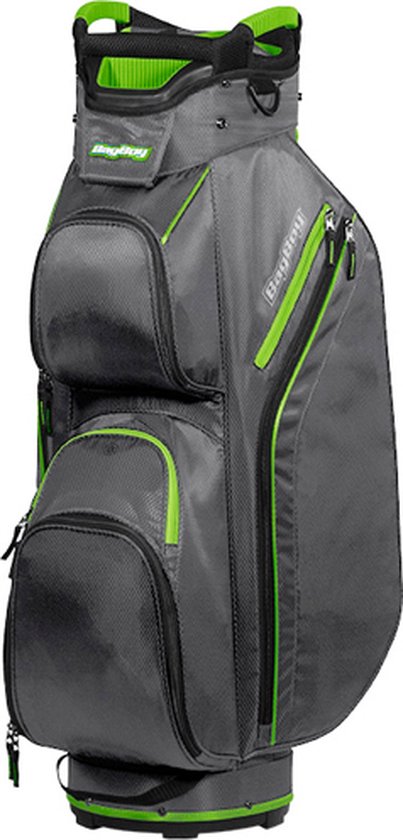 BagBoy DG Lite II TL Cartbag, grijs/lime van Bagboy