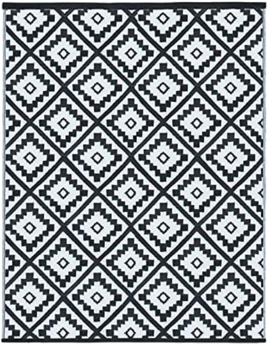 Bahamas buitentapijt, zwart, 160 x 260 cm van Jutexpo