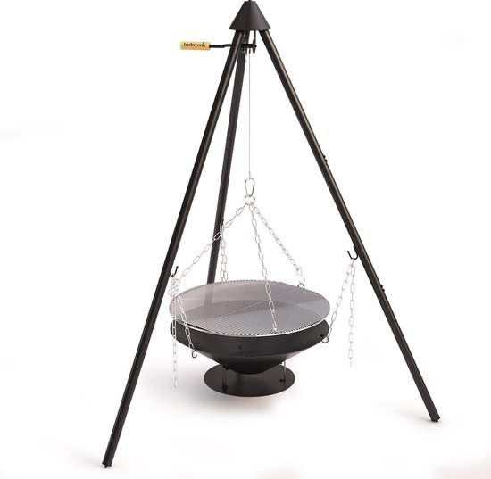 Barbecook Junko - Driepoot hout BBQ - Grilloppervlak 60cm - Incl. Draagtas van Barbecook