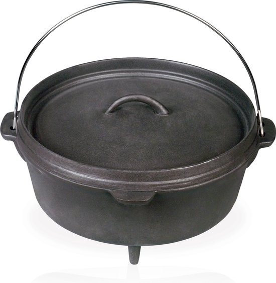 Barbecook - Junko sudderpot - Dutch Oven - Barbecuepan - Gietijzer - 9L van Barbecook