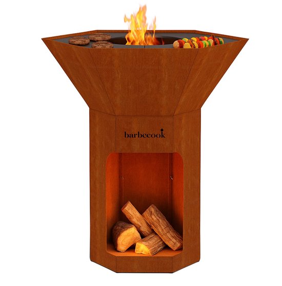 Barbecook Nestor Corten + Dynamic Centre van Merkloos