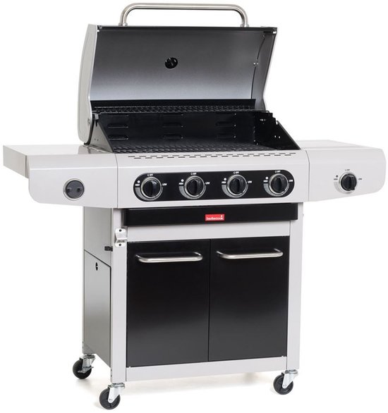 Barbecook Siesta 412 Black Edition duits gasbarbecue 132x56x118cmBa... van Merkloos