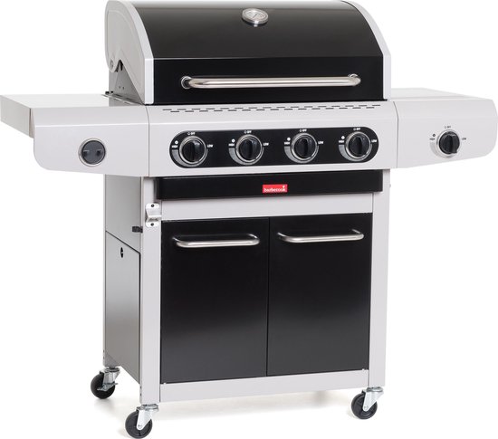 Barbecook Siesta 412 Gasbarbecue - 4 Branders - Black Edition van Merkloos