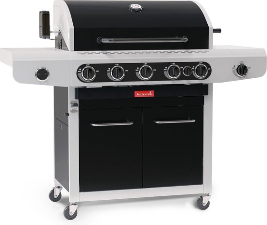 Barbecook - Siesta 612 Black Edition - Gasbarbecue - 5 branders - 142 x 56 x 118 cm van Merkloos