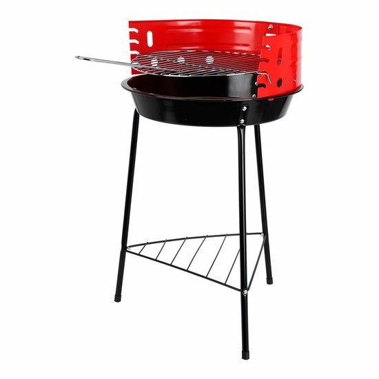 Barbecue BBQ Collection 33 X 32 X 55 CM Zwart Rood van Merkloos