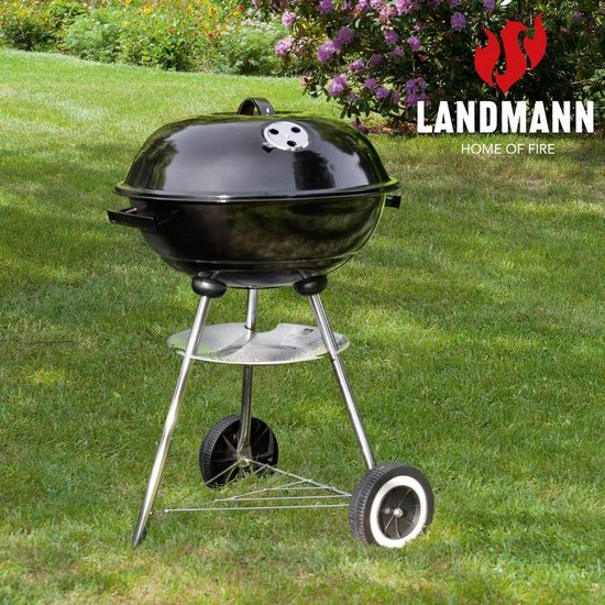 Barbecue bol 41 cm op houtskool van Merkloos