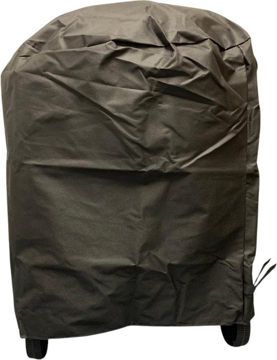 Barbecue Hoes voor Weber BBQ 57cm - Universele BBQ Hoes - Afdekhoes voor Weber Barbecue 57 - Afmeting 64 cm Ø - 100 cm hoog - Zwart - Speciaal ontwikkeld voor de Weber 57cm BBQ van Merkloos