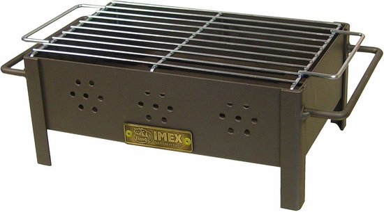 Barbecue Imex el Zorro Desktop Grill Antraciet Zwart 31 x 21 x 14 cm van Merkloos