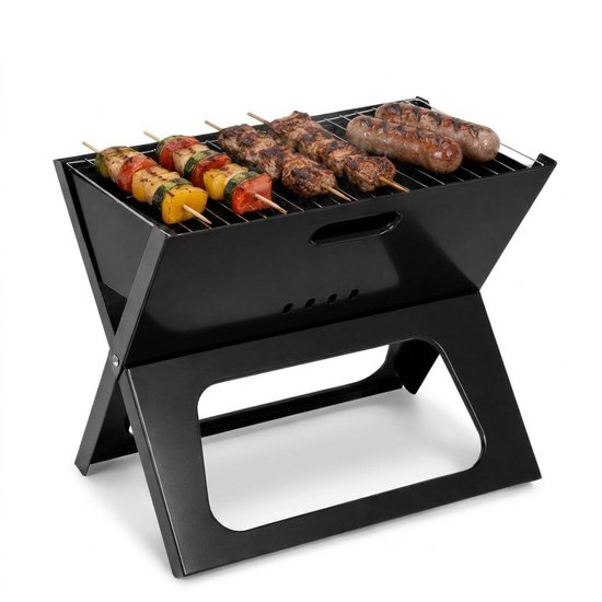 Barbecue - Opvouwbare Houtskool BBQ - Draagbaar en Compact - Camping Barbecue voor Tuin en Picknick