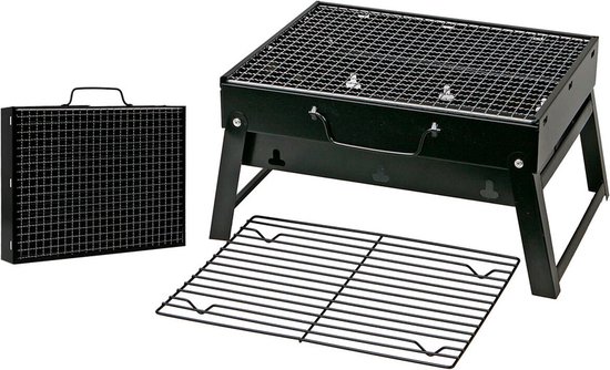 Barbecue Portable 35 x 27 x 20 cm Black van Merkloos
