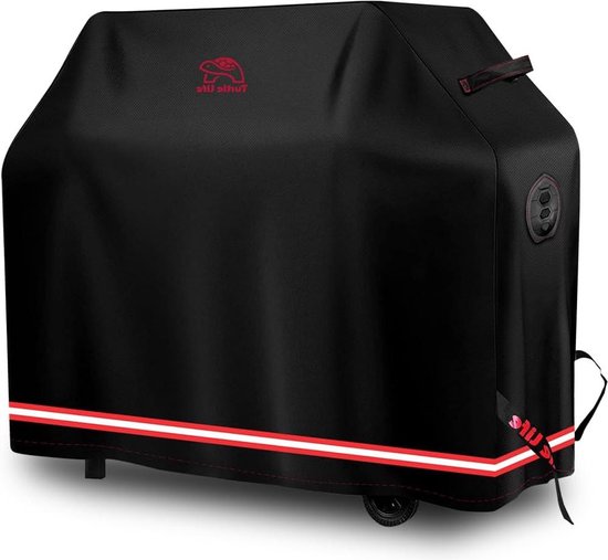 Barbecuehoes Waterdicht - Afdekhoes voor Barbecue - BBQ Grill Cover - Met Air Vent - Zwart - 147x66x119cm van Boretti