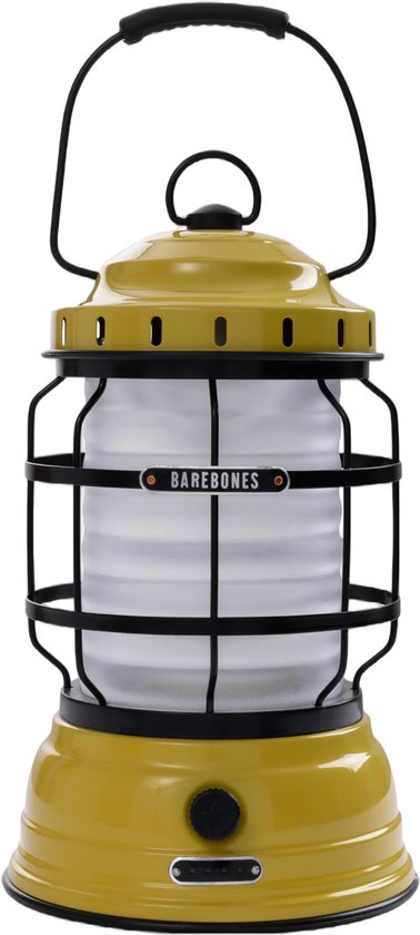Barebones Forest Lantern Dusty Yellow 1-325 Lumen Usb - Tafellampen elektrisch - Dusty Yellow van Barebones