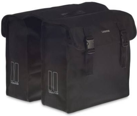 Basil Mara XL Dubbele fietstas - Zwart - 30 Liter van Basil