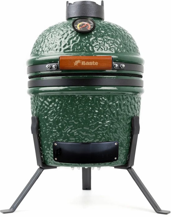 BASTE kamado BBQ mini - 13 inch - Olijfgroen van Merkloos