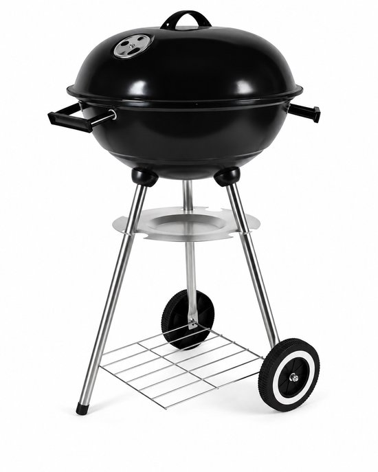 BBQ - Bol - Groot - ø44 x 70 cm - Staal - incl wielen