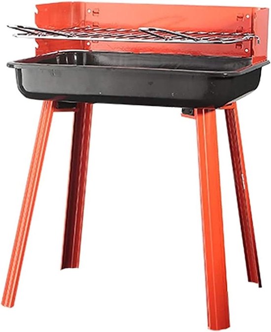 bbq charcoal grill Home Barbecue Charcoal Grill Garden Barbecue Picnic Barbecue Tools Portable Barbecue Suitable for 3-5 People barbecue grill (Color : Red)