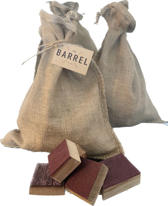 BBQ Chuncks (1,5 kg eikenhout, Rioja infused) van Smokey Olive Wood