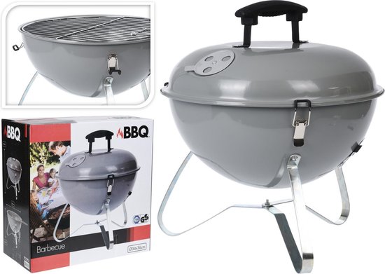 BBQ Classics Draagbare Houtskoolbarbecue met Deksel van Toolland