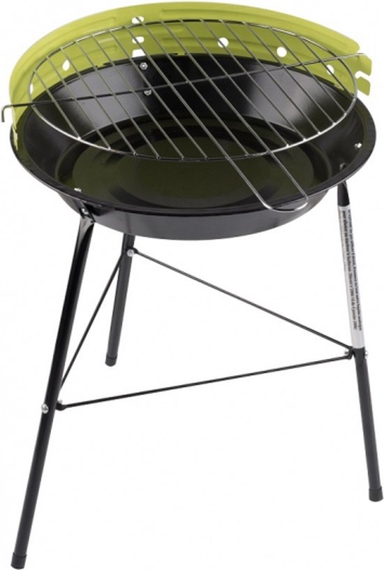 Bbq Collection Houtskoolbarbecue - 33 cm - Groen van Merkloos