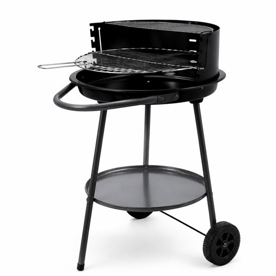 BBQ Collection Houtskoolbarbecue Grill Style met Wielen Compacte Kogelbarbecue 51cm van BBQ Collection