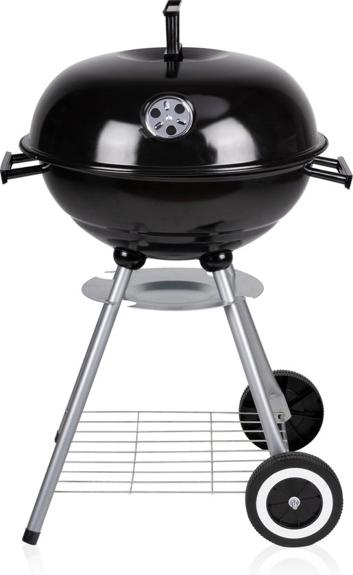 BBQ Collection Houtskoolbarbecue - Kogelbarbecue 45 x 60 centimeter - Ronde Barbecue - Barbecue op Wielen - Zwart - Metaal van BBQ Collection