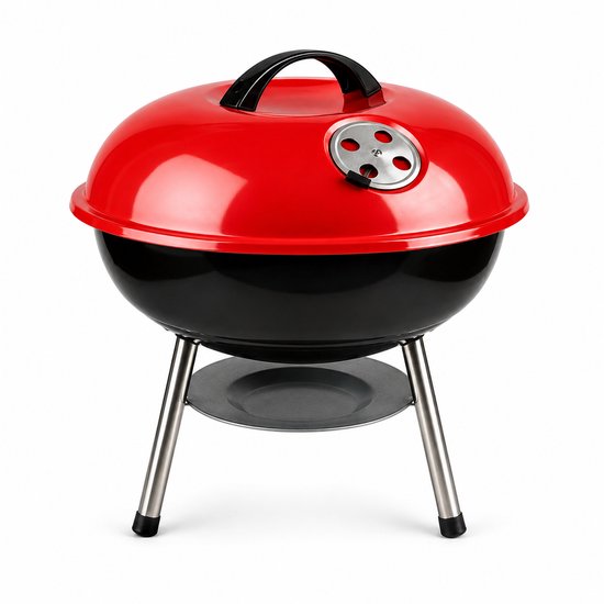 BBQ - compact - ø 35 x 45 cm - bol - Rood van BBQ+