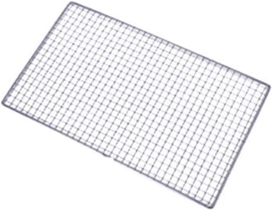 BBQ Grill - RVS Grill Net - Mesh Barbecue Grill - Koken Vervangingsnet - Voor Camping en Buiten Picnic - Afmetingen 30*45cm van Merkloos