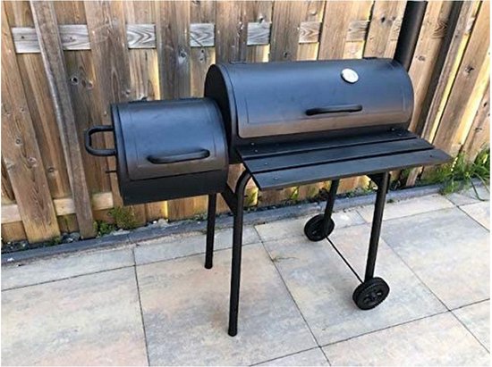 Bbq Houtskoolbarbecue Zwart - Metaal - 121x122x55cm van ProGarden