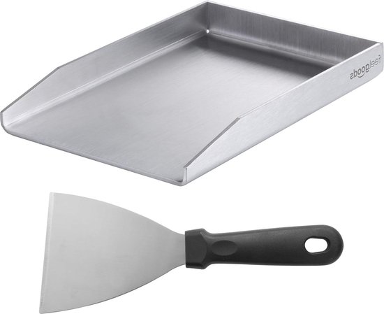 Bbq Plancha Grill-Roestvrij Staal-20X30 Cm-Gas Plaat-Accessoires-Schraper van BB