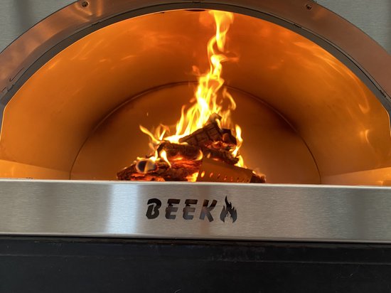 BEEK - Grande - pizzaoven - houtgestookt - Zwart - tot 4 pizza's tegelijk van BEEK