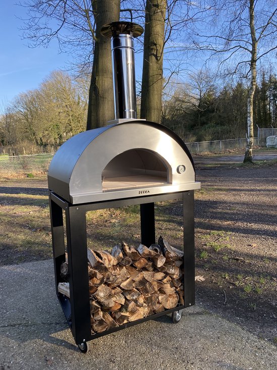 BEEK - Grande - pizzaoven - houtgestookt - Zwart - tot 4 pizza's tegelijk van BEEK