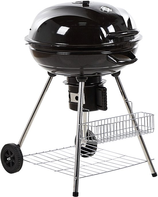 BELIANI MARAPI - Houtskoolgrill - Zwart - Staal van BELIANI