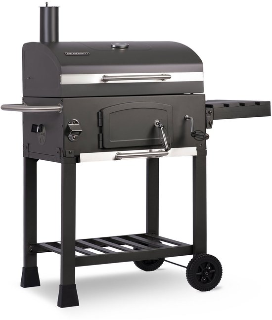 Berdsen Houtskool Grill met Beschermhoes BD-891 Zwart van Merkloos