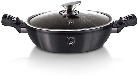 Berlinger Haus Carbon Pro - Granieten Pan - Ø32cm - Soft-Touch Handvat